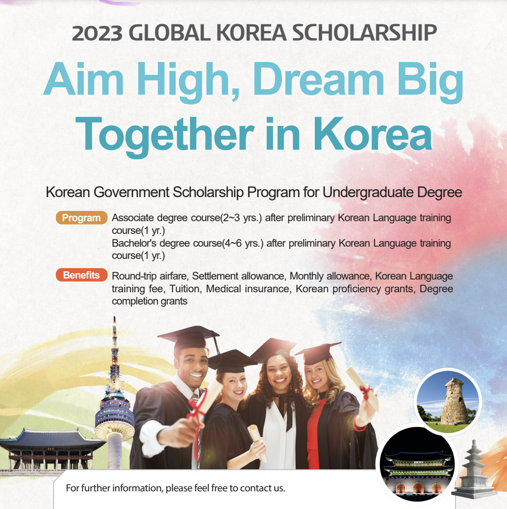 Global Korea Scholarship For Undergraduate/Bachelors Degrees 2023(Fully ...